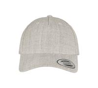 Flexfit Unisex YP Classics 5-Panel Premium Curved Visor Snapback Cap Baseballkappe, Heather Grey, one Size