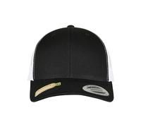 Flexfit Unisex YP Classics Recycled Retro Trucker Cap 2-Tone Baseballkappe, blk/wht, one Size