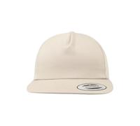 Flexfit Unstructured 5-Panel Snapback Cap – Khaki – One Size