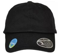 Flexfit Women's 110 Alpha Washing Unstructured Baseball Cap in Black Flexfit Black One Size