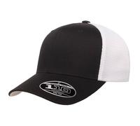 Flexfit Women's 110 Two Tone Mesh Trucker Cap in Black Flexfit Black One Size