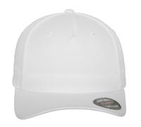Flexfit Women's 5 Panel Baseball Cap in White | Size: Large/XL Flexfit White L/XL