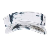 Flexfit Women's Batik Dye Curved Peak Visor Cap in Black Flexfit Black One Size