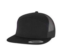 Flexfit Women's Classic 7 Panel Trucker Cap in Black Flexfit Black One Size