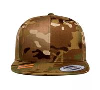 Flexfit Women's Classic Camo Snapback Cap in Green Flexfit Green One Size