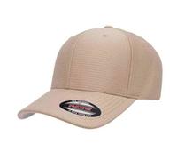 Flexfit Women's Cool & Dry Calocks Tricot Baseball Cap in Khaki | Size: S/M Flexfit Khaki S/M