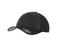 Flexfit Women's Diamond Quilt Baseball Cap in Black Flexfit Black One Size