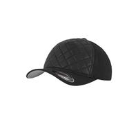 Flexfit Women's Diamond Quilt Baseball Cap in Black | Size: Large/XL Flexfit Black L/XL
