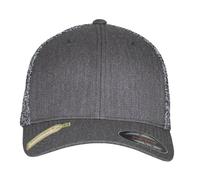 Flexfit Women's Melange Mesh Trucker Cap in Jet Black | Size: S/M Flexfit Jet Black S/M
