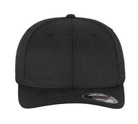 Flexfit Women's Plain Bamboo Baseball Cap in Black | Size: S/M Flexfit Black S/M