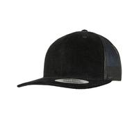 Flexfit Women's Retro Corduroy Trucker Cap in Black Flexfit Black One Size