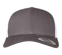 Flexfit Women's Retro Two Tone Trucker Cap in Dark Grey Flexfit Dark Grey One Size