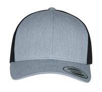 Flexfit Women's Retro Two Tone Trucker Cap in Mid Grey Flexfit Mid Grey One Size