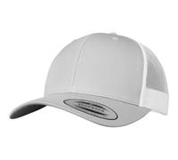 Flexfit Women's Retro Two Tone Trucker Cap in Silver Flexfit Silver One Size