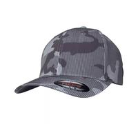 Flexfit Women's Stripe Camo Baseball Cap | Size: Large/XL Flexfit Multicolor L/XL