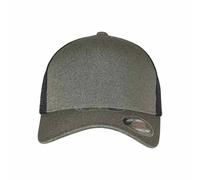 Flexfit Women's Unipanel Trucker Cap in Olive | Size: S/M Flexfit Olive S/M