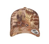 Flexfit Women's YP Classics Kryptek Trucker Cap in Tan Flexfit Tan One Size