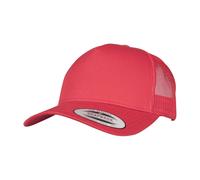Flexfit Women's YP Classics Retro 5 Panel Trucker Cap in Red Flexfit Red One Size