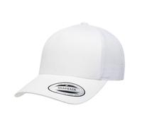 Flexfit Women's YP Classics Retro 5 Panel Trucker Cap in White Flexfit White One Size