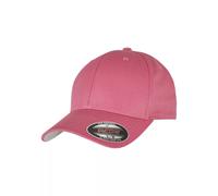 Flexfit Wooly Combed Baseball Cap in Dark Pink | Size: S/M Flexfit Dark Pink S/M