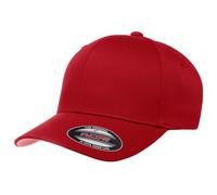 Flexfit Wooly Combed Cap in Red | Size: XS Flexfit Red XS