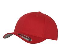 Flexfit Unisex Flexfit Wooly Combed Baseballkappe, Rot (red), 6-12 Jahre EU