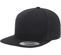 Flexfit Yp Classics Premium Snapback Cap Hat, Black, One Size