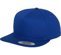 Flexfit 5-Panel Snapback Cap 6007 Black Baseball Cap Stick Print