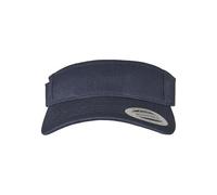 Flexfit Yupoong Damen und Herren Curved Visor Cap - Unisex Sonnenblende mit Klettverschluss - Farbe navy one size