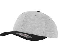 Flexfit Double Jersey 2-Tone Cap, Gry/Blk, S/M