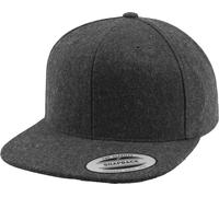 Flexfit Yupoong Melton Wool Snapback Cap Classic Green Undervisor