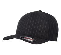 Flexfit Yupoong Pinstripe Snapback Cap Mid Profile Baseball Style