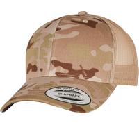 Flexfit Yupoong Retro Trucker Cap Multicam Camo Mesh Snapback