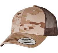 Flexfit Yupoong Retro Trucker Cap Multicam Camo Mesh Snapback