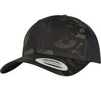 Flexfit Yupoong Retro Trucker Cap Multicam Camo Mesh Snapback