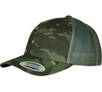 Flexfit Yupoong Retro Trucker Cap Multicam Camo Mesh Snapback