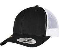 Flexfit Unisex YP Classics Recycled Retro Trucker Cap 2-Tone Baseballkappe, blk/wht, one Size