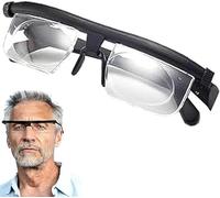 FlexFocus Adjustable Glasses Dial Vision,Focus Adjustable Glasses Dial Vision, Adjustable Vision Eyeglasses Near and Far Sight,Adjustable Focus Glasses Near And Far Sight for Men and Women (1PC)