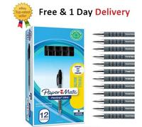 Flexgrip Elite Ballpoint Pens | Large Point (1.4Mm) | Black | Retractable | 12 C