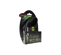 Flexi 10487 26 ft. Classic Retractable Cord Leash, Black