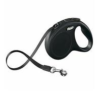 Flexi 5 M Automatic Leash, Strap, Black, New Classic S - For dogs up to 15 kg