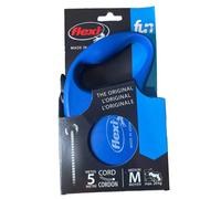 Flexi 5m Retractable Cord Leash Medium Blue Brand New