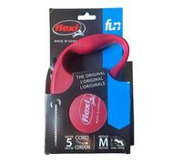 Flexi 5m Retractable Cord Leash Medium Red Brand New