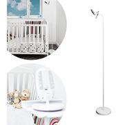 Flexi Air 360 Pro (Round Base) The Universal Freestanding Baby Monitor Holder, Baby Video Monitor Shelf with Flexible Hose, Camera Stand for Nursery Compatible with Most Baby Monitors (White)