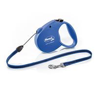 Flexi Basic Standard Cord Blue Small 5m Retractable Dog Leash/Lead for dogs up to 12kgs/26lbs