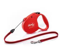 Flexi Basic Standard Cord Red Small 5m Retractable Dog Leash/Lead for dogs up to 12kgs/26lbs
