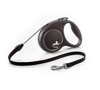 Flexi Black Design Cord Dog Lead 5m Black - Medium