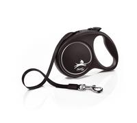Flexi Black Design Tape Dog Lead 5m Black - Large