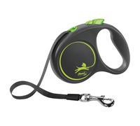 Flexi Black Design Tape Retractable Dog Puppy Lead Extendable New Collection