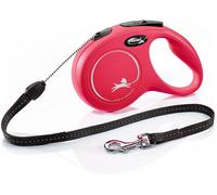 flexi Classic M Cord 8 m red, retractable leash for dogs up to 20 kg